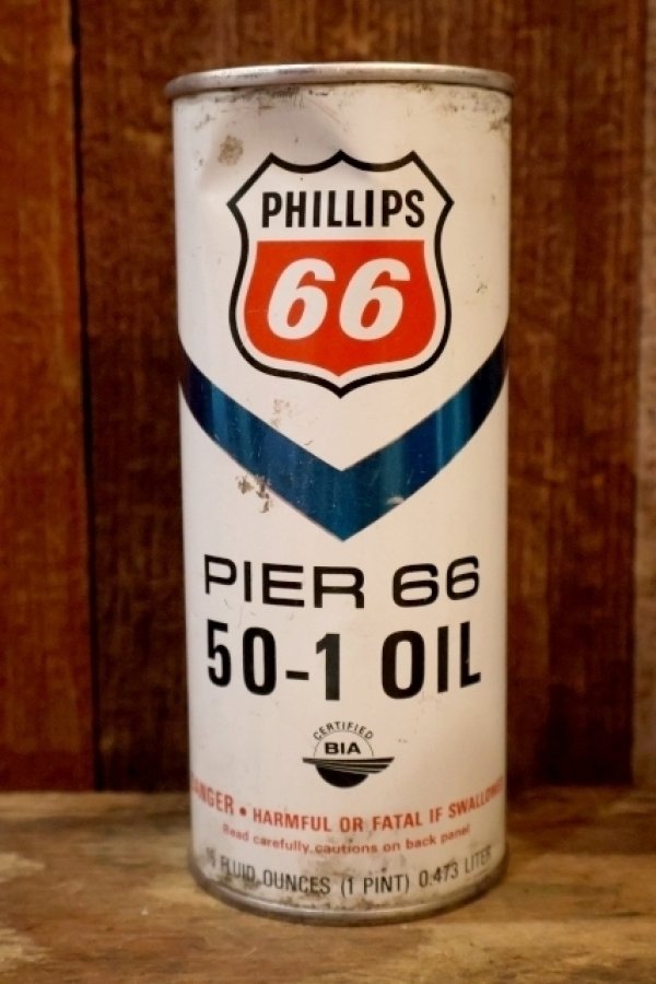 画像1: dp-260901-61 PHILLIPS 66 / PIER 66 50-1 OIL 16 FL.OZ. CAN