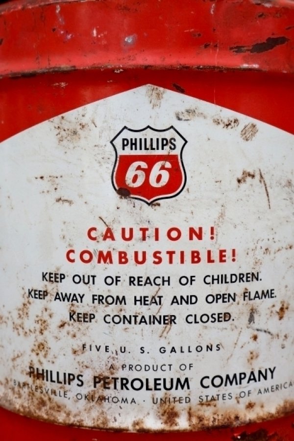 画像5: dp-260901-37 PHILLIPS 66 1960's 5 U.S. GALLONS CAN