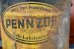 画像2: dp-260901-35 PENNZOIL 1950's-1960's 5 U.S. GALLONS MOTOR OIL CAN (2)