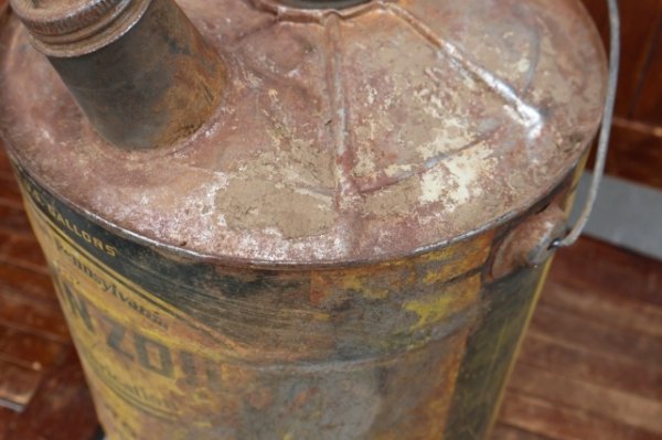 画像11: dp-260901-35 PENNZOIL 1950's-1960's 5 U.S. GALLONS MOTOR OIL CAN