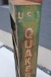 画像2: dp-260901-15 QUAKER STATE MOTOR OIL 1950's ONE U.S. QUART CAN DISPLAY RACK (2)