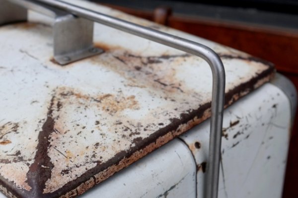 画像12: dp-260922-02 7 Up 1950's ROGRESS REFRIGERATOR CO. Metal Cooler Box