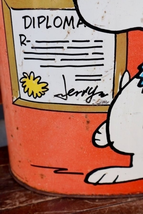 画像3: ct-260901-05 Snoopy & Charlie Brown / CHEINCO 1970's Trash Can (Red)