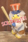 ct-260801-70 Eagle Sam / Applause 1980's Plush Doll "Baseball"