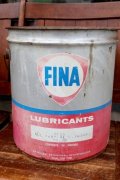 dp-260901-41 FINA 1970's LUBRICANTS 35 POUNDS OIL CAN