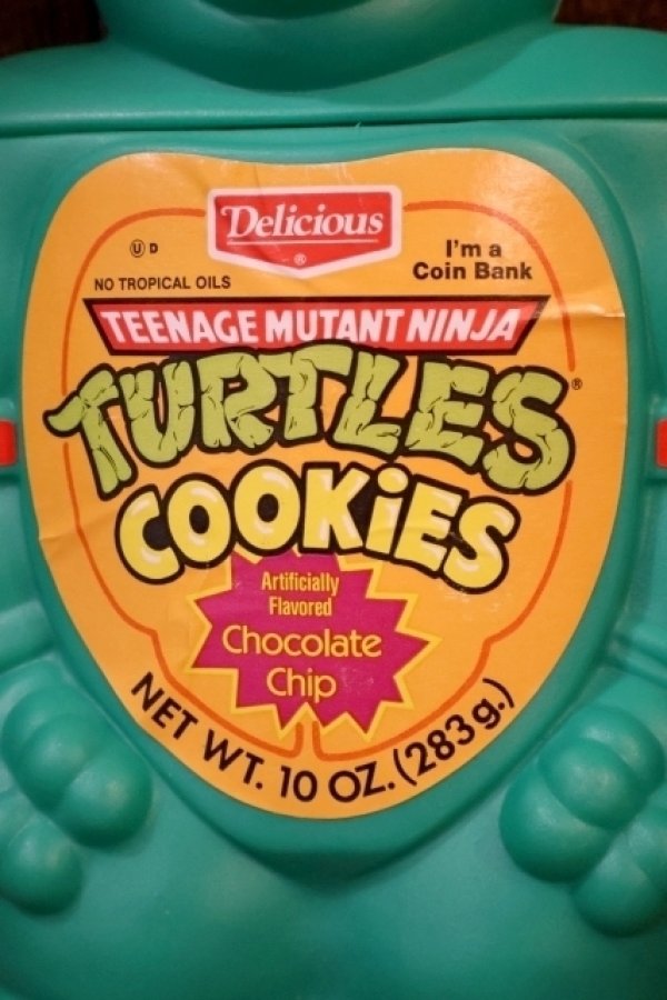 画像3: ct-261014-02 TEENAGE MUTANT NINJA TURTLES (TMNT) / Delicious 1990 COOKiES Container "Raphael"