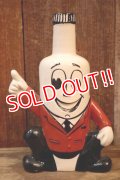 ct-261014-03 Foremost Liquor / 1970's Bottle Man Coin Bank