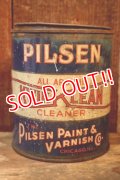 dp-261014-02 THE PILSEN PAINT & VARNISH CO. 1930's-1940's KWIK KLEAN CLEANER CAN