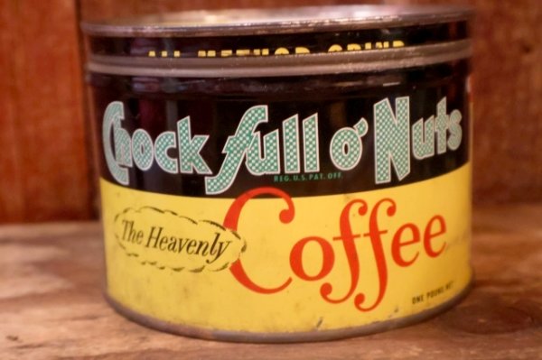 画像3: dp-261014-09 Chock full o' Nuts Coffee 1950's〜 TIN CAN