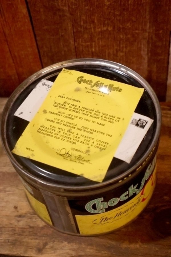 画像6: dp-261014-09 Chock full o' Nuts Coffee 1950's〜 TIN CAN