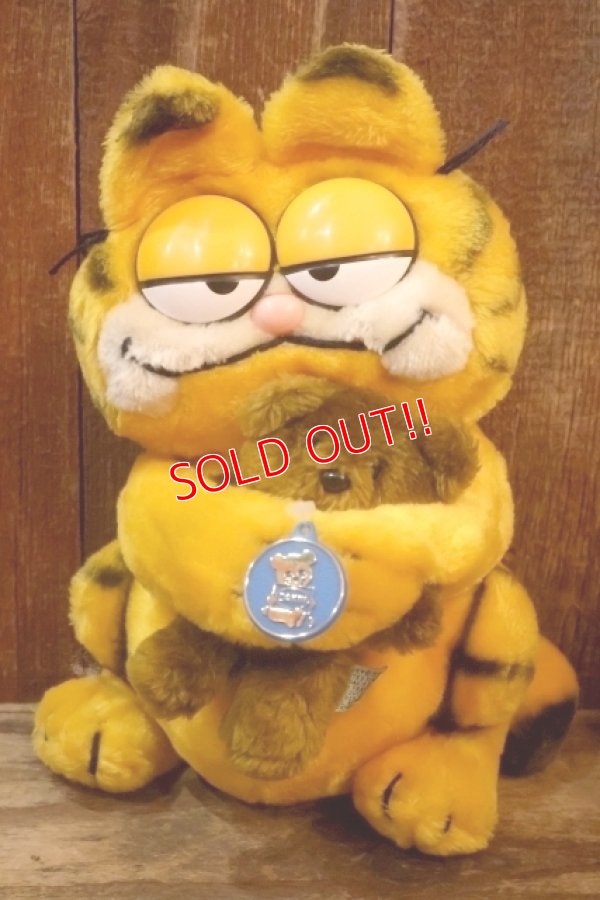 画像1: ct-261014-27 Garfield & Pooky / DAKIN 1980's Plush Doll