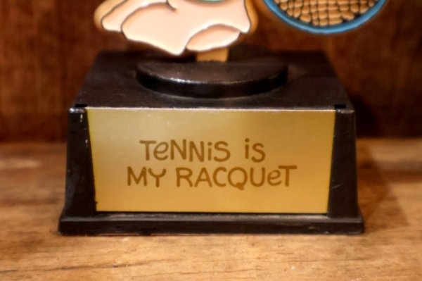 画像3: ct-260801-66 ZiGGY / Aviva 1970's Trophy "TeNNiS is MY RACQUeT"