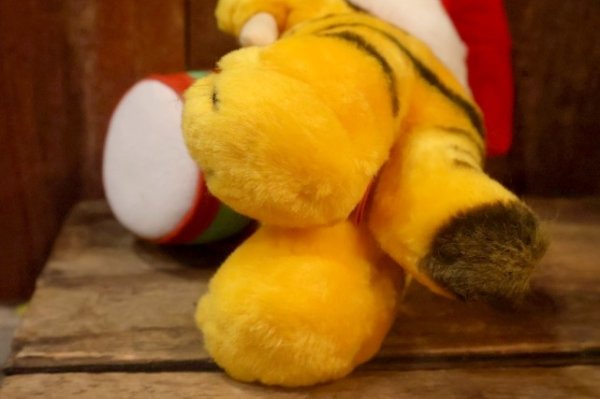 画像9: ct-261014-23 Garfield / DAKIN 1980's Plush Doll "Happy Holidays Drum"