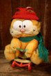 画像1: ct-261014-22 Garfield / DAKIN 1980's Plush Doll "Snow Flyer" (1)
