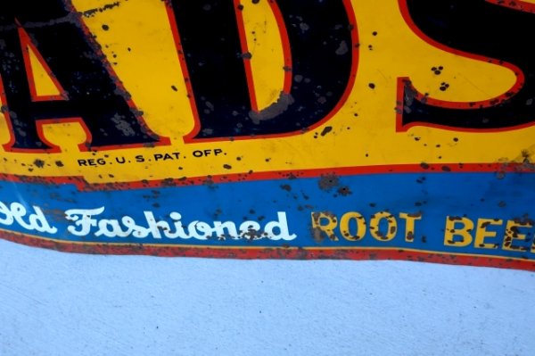 画像11: dp-261014-12【※店頭ピックのみ】DAD'S ROOT BEER 1950's METAL SIGN