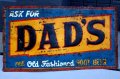 dp-261014-12【※店頭ピックのみ】DAD'S ROOT BEER 1950's METAL SIGN