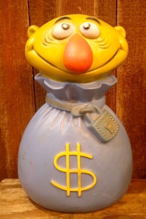 画像1: ct-261014-18 PLAY PAL PLASTICS INC. 1971 Mr. Moneybags Coin Bank