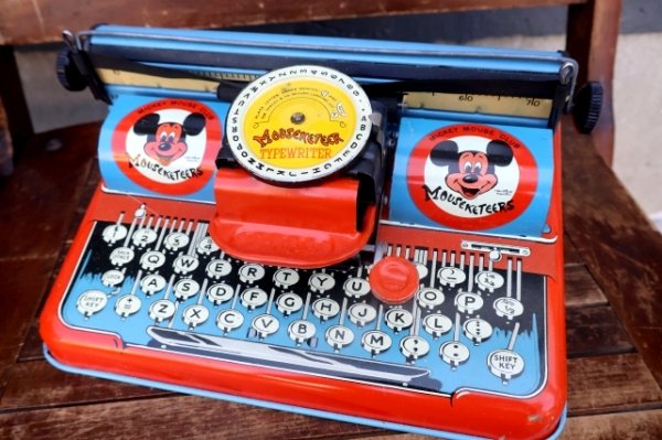画像2: ct-261014-49 Mickey Mouse Club / T.COHN INC. 1950's MOUSKETEER TYPEWRITER 