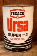 dp-260901-92 TEXACO 1970's Ursa SUPER-3 MOTOR OIL ONE U.S. QUART CAN