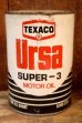 画像1: dp-260901-92 TEXACO 1970's Ursa SUPER-3 MOTOR OIL ONE U.S. QUART CAN (1)
