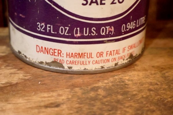 画像3: dp-260901-93 TEXACO 1970's 50-1 OUTBOARD MOTOR OIL ONE U.S. QUART CAN