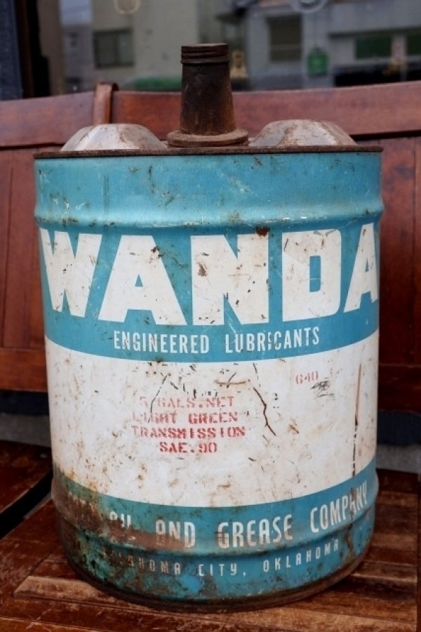 画像1: dp-260901-43 WANDA 1960's ENGINEERED LUBRICANTS 5 U.S. GALLONS CAN