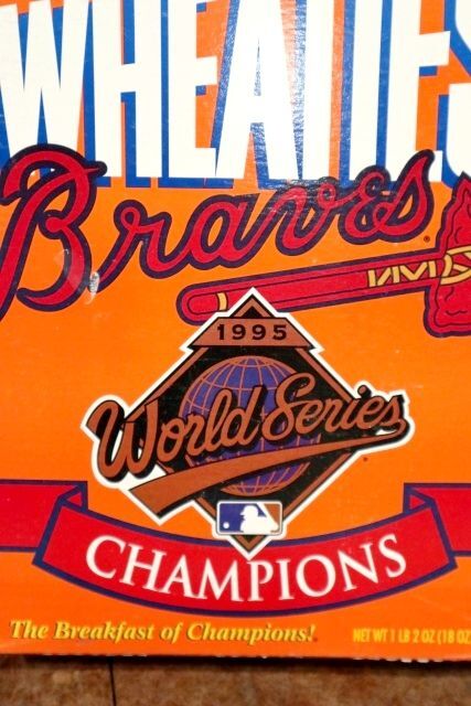ad-130507-01 General Mills / 1995 WHEATIES "Atlanta Braves" Cereal Box