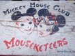 画像2: dp-120606-03 Mickey Mouse Club / Mouseketeers Vintage Wood Stool