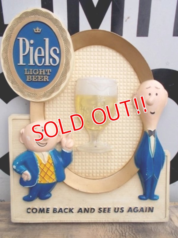 画像1: ct-111122-01 Piels Beer / 1957 Bert & Harry Plastic sign