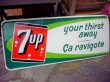 画像1: dp-110525-01 7up / 70's Sign "your thirst away"