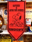 画像1: ct-130212-08 PEANUTS / 60's Banner "Snoopy" Red