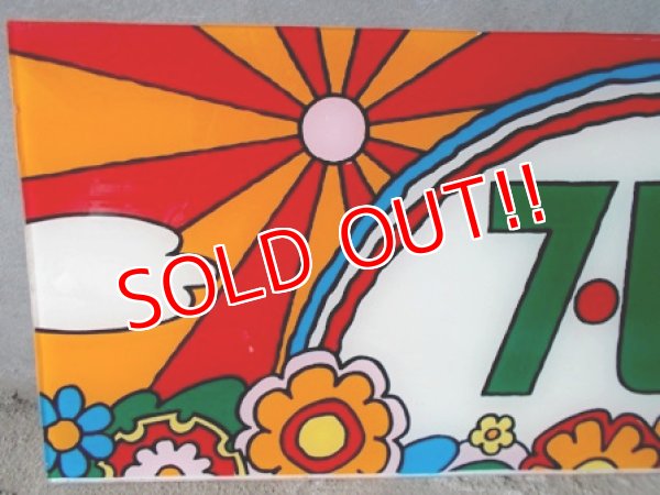 画像3:  dp-120925-02 7up × Peter Max / 70's Plastic sign