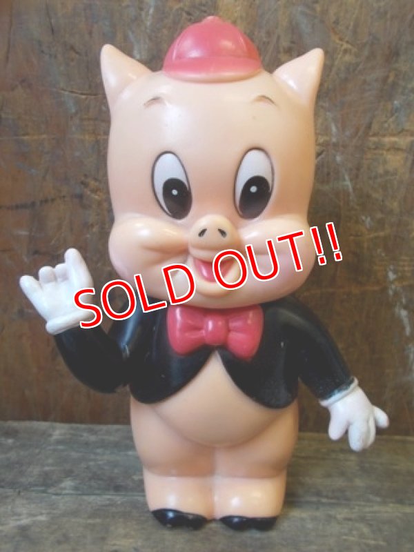 画像1: ct-130205-26 Porky Pig / R.DAKIN 70's Plastic Bank