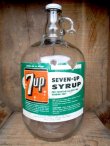 画像1: dp-120925-01 7up / 60's 1 Gallon Syrup bottle