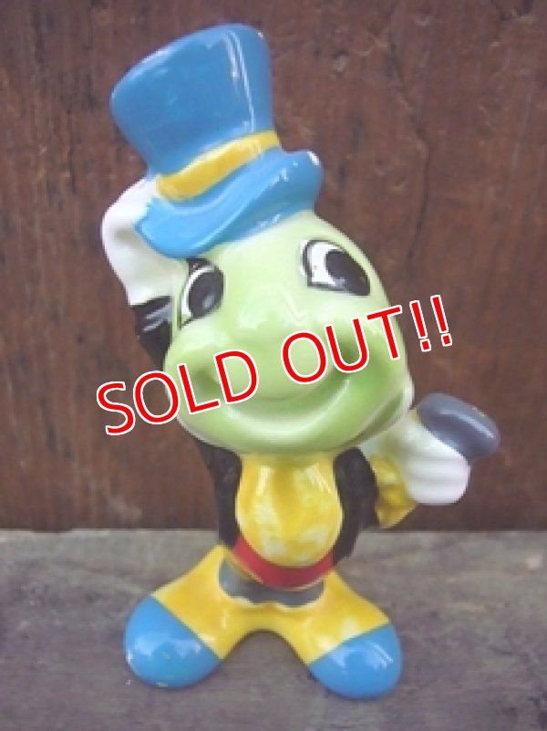 画像1: ct-120222-15 Jiminy Cricket / 70's ceramic figure