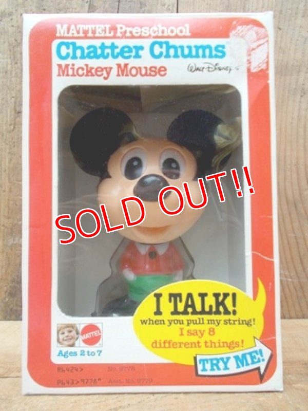 画像1: ct-120724-01 Mickey Mouse / Mattel 1976 Chatter Chums (Box)