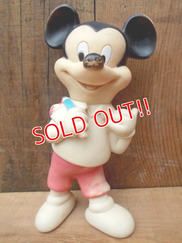 画像1: ct-120703-07 Mickey Mouse / DELL 60's Rubber doll