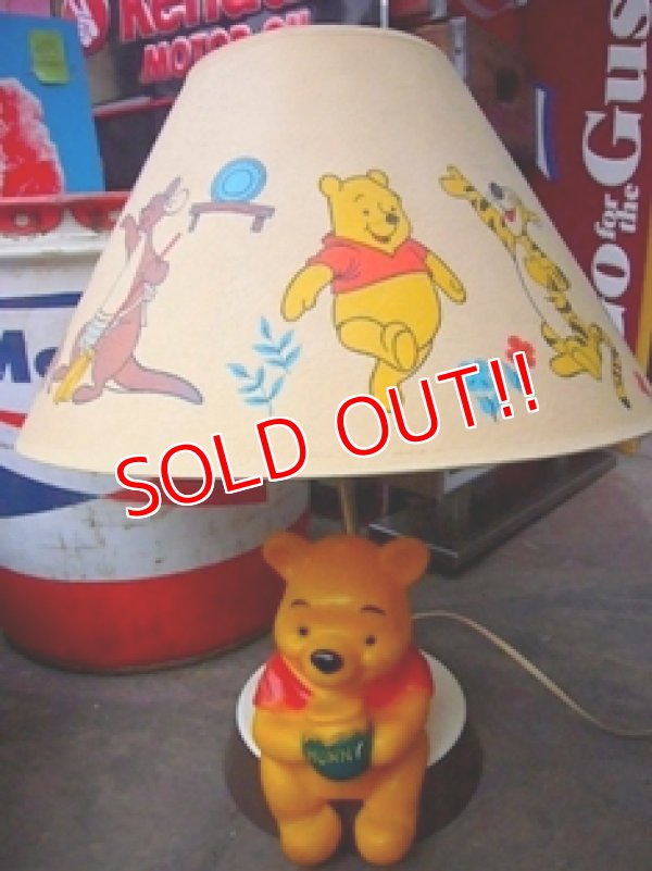 画像1: ct-110110-04 Winnie the Pooh / Vintage Desk Lamp