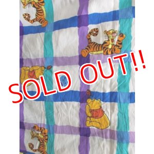 画像: ct-121112-08 Winnie the Pooh & Tigger / 90's Flat sheet (Twin)