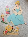 画像1: ct-130305-03 Cinderella / Dolly Toy 50's Wall Pin-up