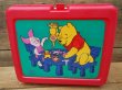 画像1: ct-120717-08 Winnie the Pooh / Thermos 90's Plastic Lunchbox