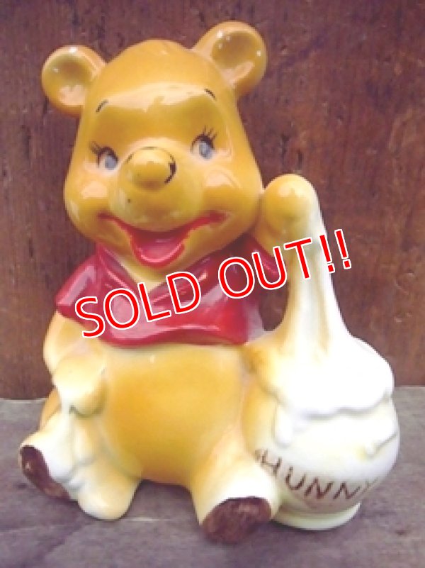 画像1: ct-120222-09 Winnie the Pooh / 70's ceramic figure