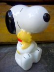 画像1: ct-110906-63 Snoopy & Woodstock / Willitts 1989 Ceramic figrue