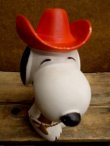 画像3: ct-121010-10 Snoopy / 80's Vinyl Squeak Toy "Cow boy"