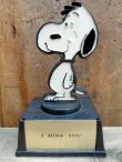 画像1: ct-120523-16 Snoopy / AVIVA 70's Trophy "I MISS YOU"