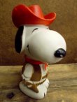 画像1: ct-121010-10 Snoopy / 80's Vinyl Squeak Toy "Cow boy"