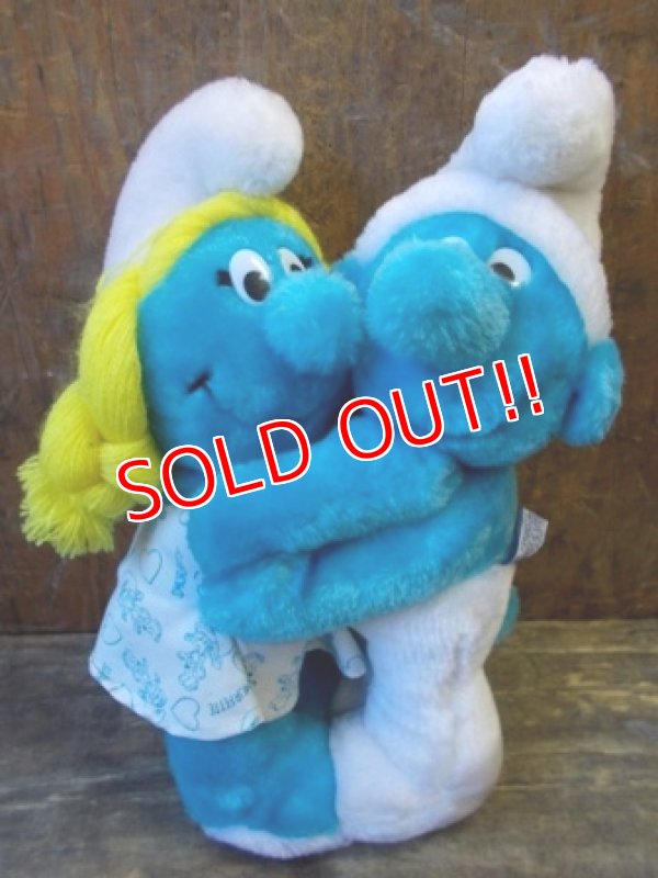 画像1: ct-130129-05 Smurf & Smurfette / 80's Plush doll