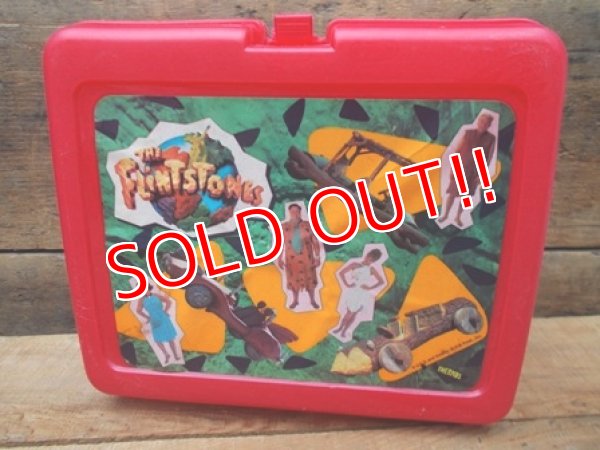 画像1: ct-120717-05 The Flintstones / Plastic Lunchbox & Thermos