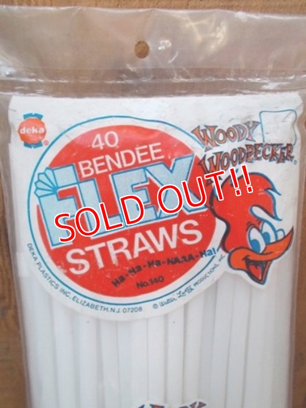 画像2: ct-120804-02 Woody Woodpecker / Deka 70's 40 Flex Straws