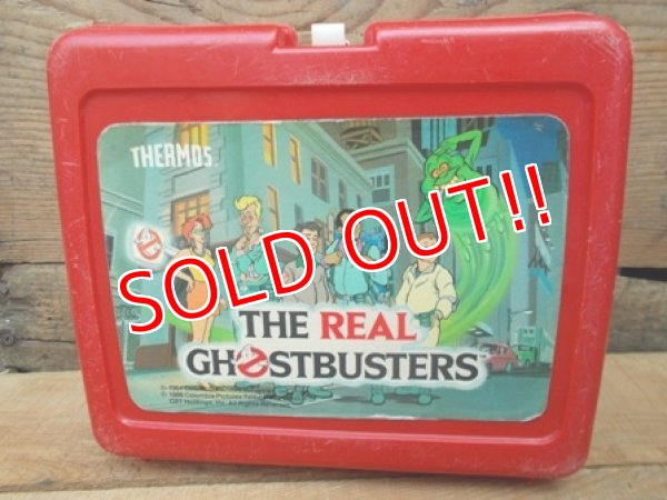 画像1: ct-120717-06 The Real Gohst Busters / 80's Plastic Lunchbox & Thermos